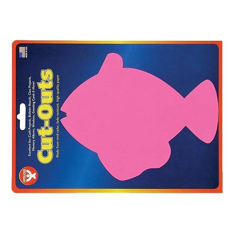 Bright Shapes - 7.5" Fish Assorted Colors