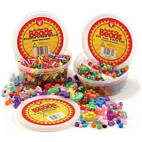 Hygloss Products Inc. Bucket O Beads Multi Mix 10 Oz