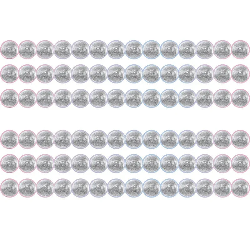 Disco Balls Die-Cut Border Trim, 35 Feet Per Pack, 6 Packs