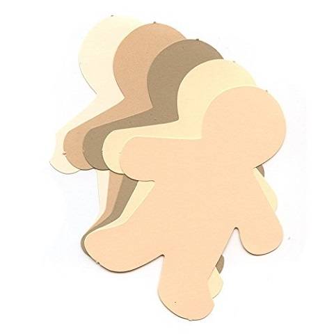 HYGLOSS PRODUCTS PEOPLE CUT OUTS 5IN WEE KID ,24 PER PACK