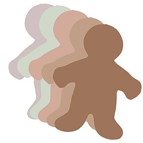 Hygloss Products Inc. HYG68206 Multicultural Family Cut Outs 6In Big Kid