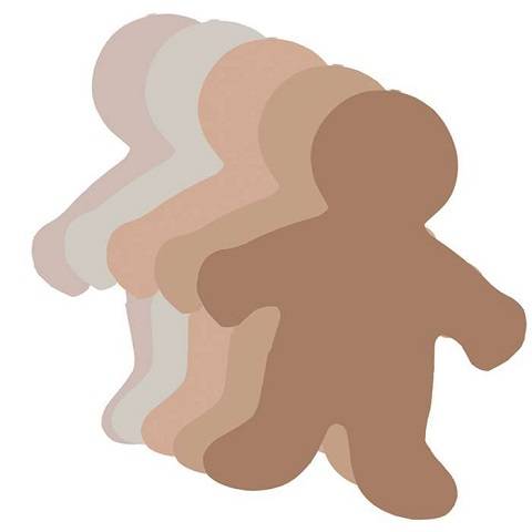 Hygloss Products Inc. HYG68285 Multicultural Family Cut Outs 81⁄2" Daddy