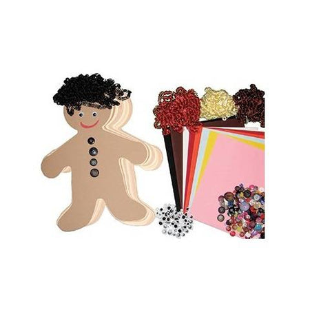 Hygloss Culturally Diverse 16" People Kits