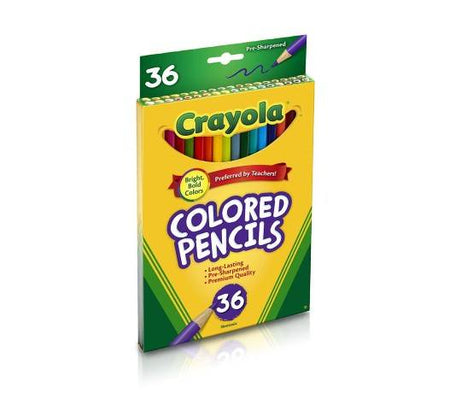 Crayola® Colored Pencils, Long -36 colors, (BIN684036)