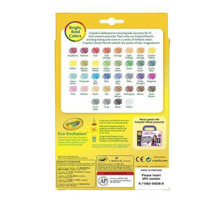 Crayola® Colored Pencils, Long -36 colors, (BIN684036)