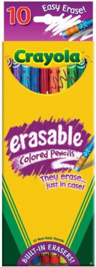 Crayola 10 Count Erasable Colored Pencils