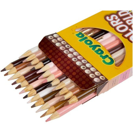 Crayola® Colors of the World Colored Pencils - 24 colors, (BIN684607)