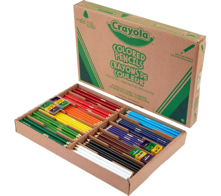 Crayola® Colored Pencil Classpack®, 240 pencils, 12 colors (BIN687506)