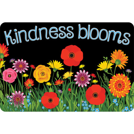 The Original Fun Mat&trade;, Welcome Mat, 15.5" x 23.5", Kindness Poppy Welcome