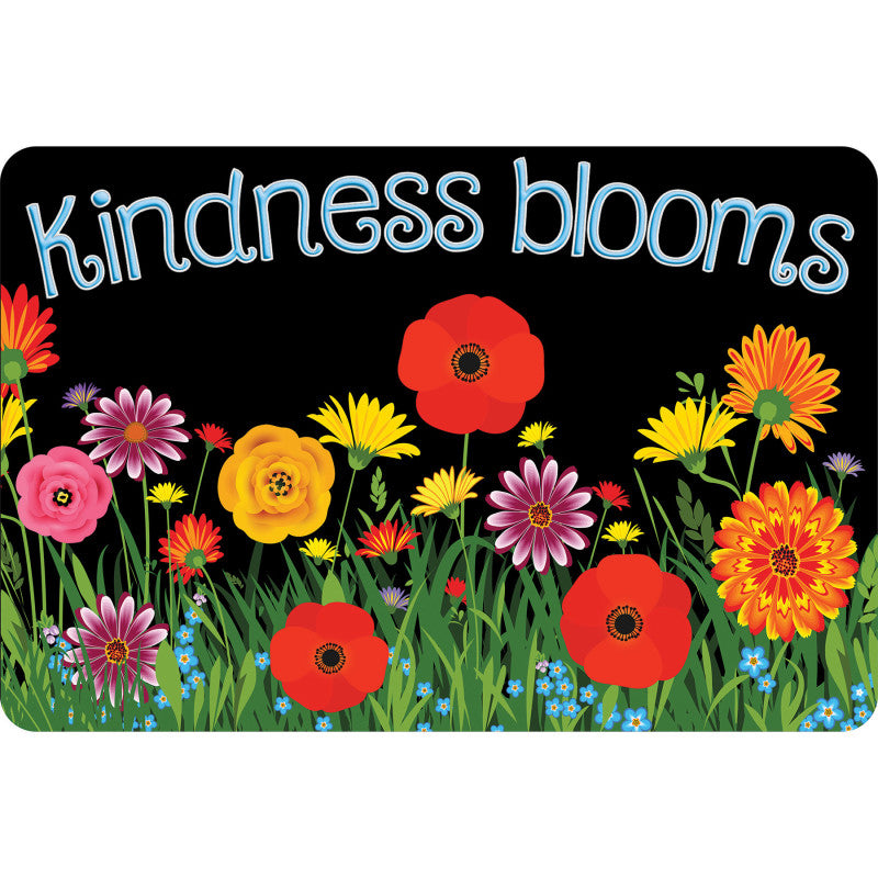 The Original Fun Mat&trade;, Welcome Mat, 15.5" x 23.5", Kindness Poppy Welcome
