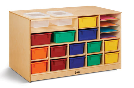 Jonti-Craft® Mobile Twin Storage Island - without Trays