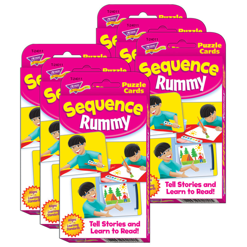 Sequence Rummy Challenge Cards&reg;, 6 Sets