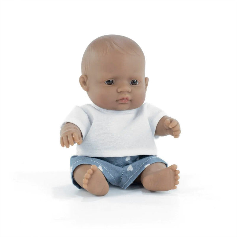 My Friends & Me Baby Doll, Hispanic Boy, 8-1/4" (Bag)