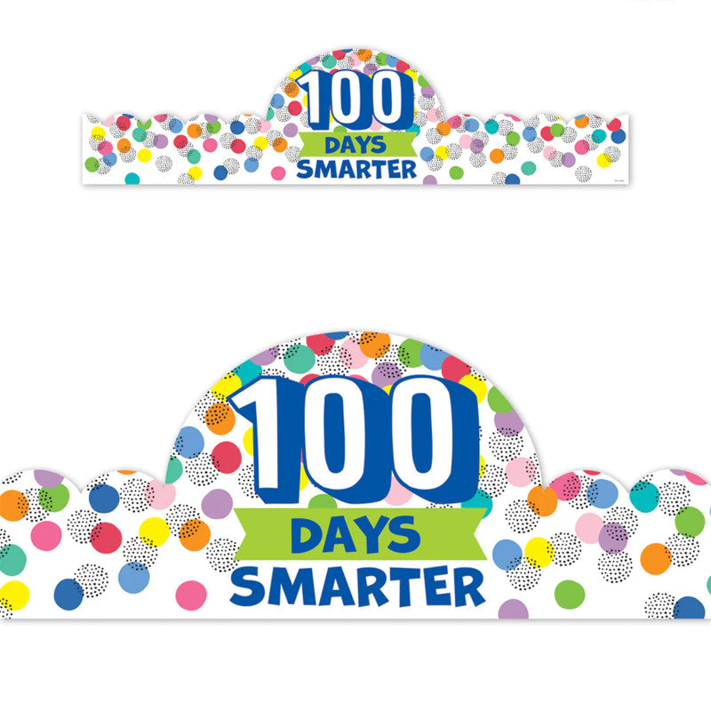 Core Decor Happy 100th Day Crowns, Pack of 30