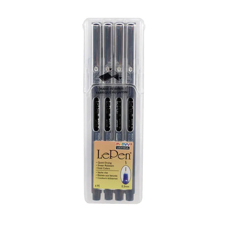 4300-4B LE PEN 4 PCS BLACK SET