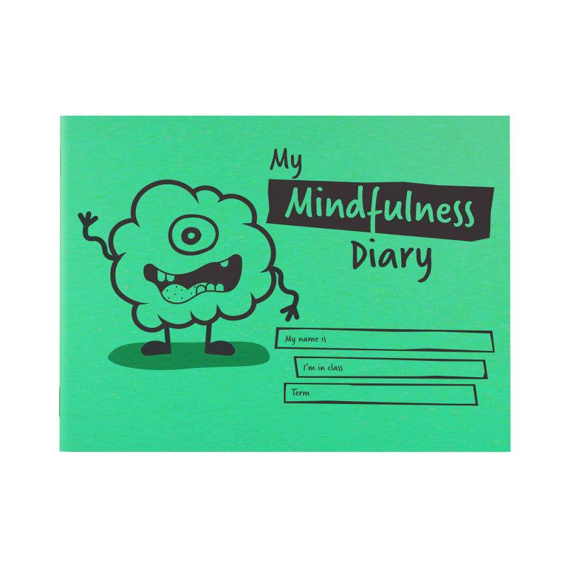 Little Monsters Mindfulness Diary, A5, 32 Pages, Green