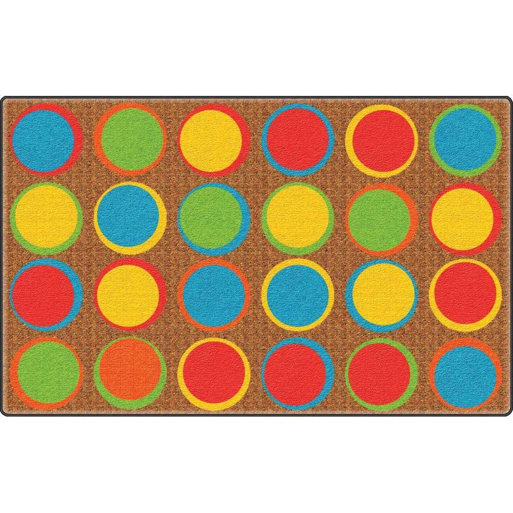 Sitting Spots™ Rug, 7'6" x 12' Rectangle, Muted