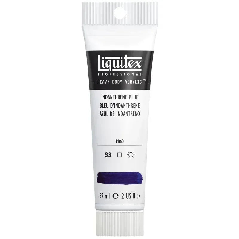 Professional Heavy Body Acrylic Paint, 59 mL Tube, Indanthrene Blue