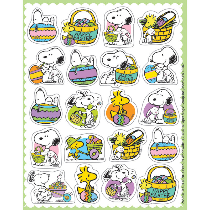 Peanuts&reg; Easter Theme Stickers, Pack of 120