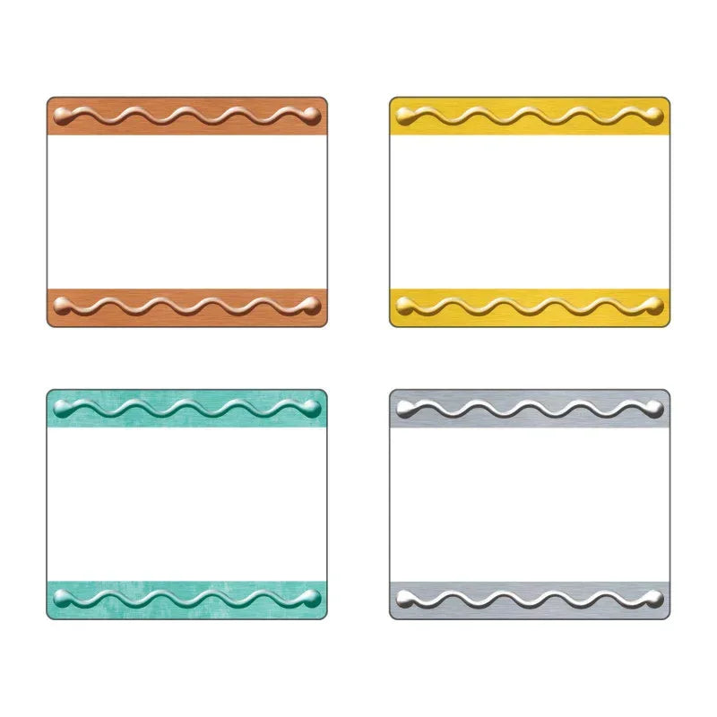 I &hearts; Metal Embossed Terrific Labels&trade; Variety Pack, 36 Count