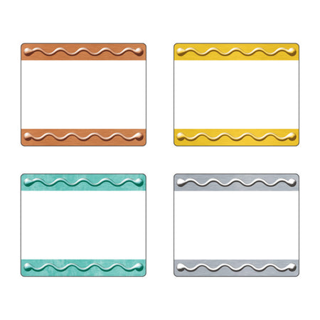 I &hearts; Metal Embossed Terrific Labels&trade; Variety Pack, 36 Count