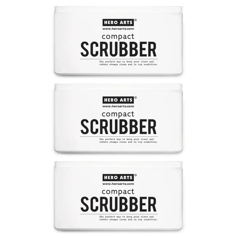 Compact Scrubber Pad, Pack of 3