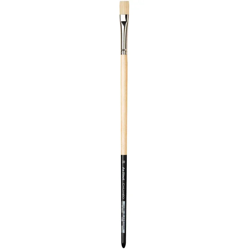CHUNEO Synthetic Hog Bristle, Oil, Flat, Series 7129, Size 10