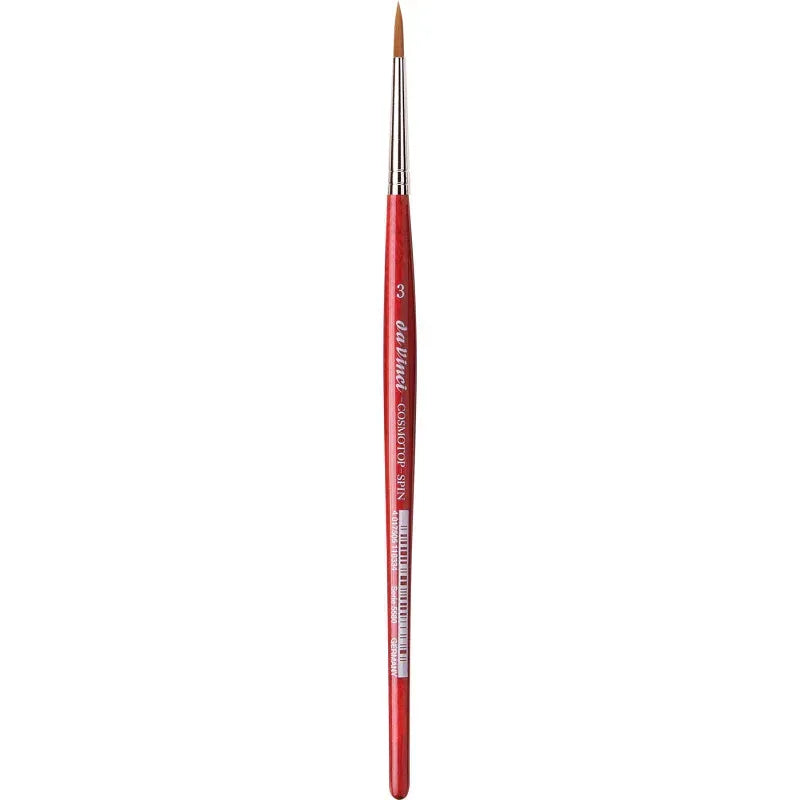 COSMOTOP-SPIN Silkpainting Brush, Synthetic, Watercolor, Round, Size -3
