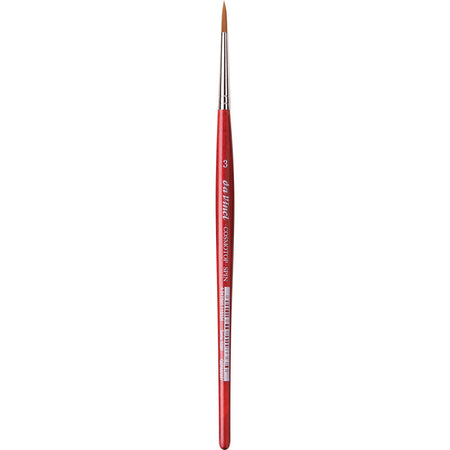 COSMOTOP-SPIN Silkpainting Brush, Synthetic, Watercolor, Round, Size 3