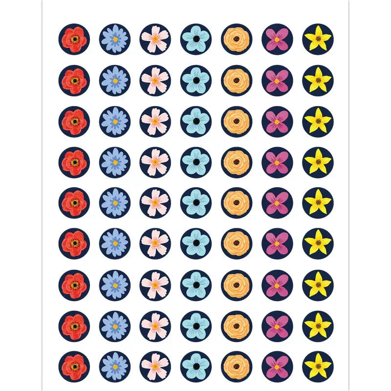Wildflowers Mini Stickers, Pack of 378