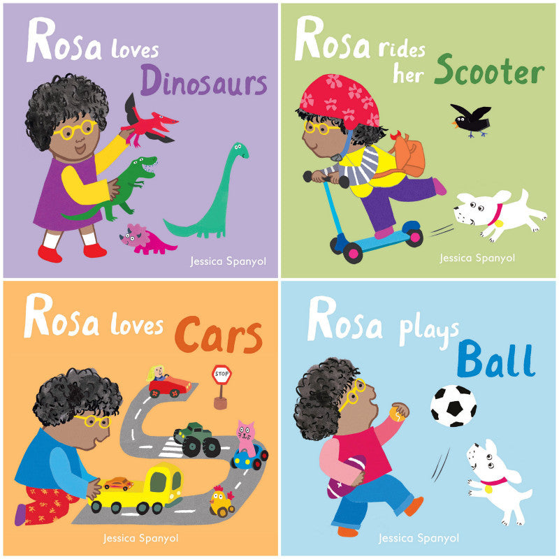 All About Rosa Board Books, Set of 4