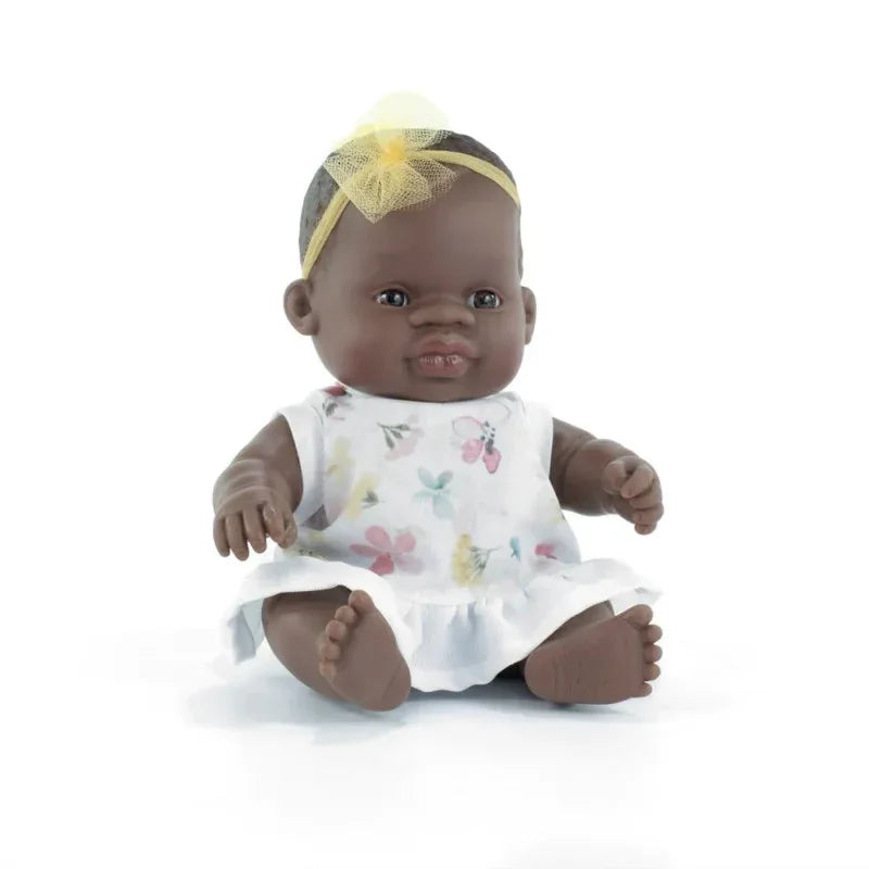 My Friends & Me Baby Doll, African Girl, 8-1/4" (Bag)