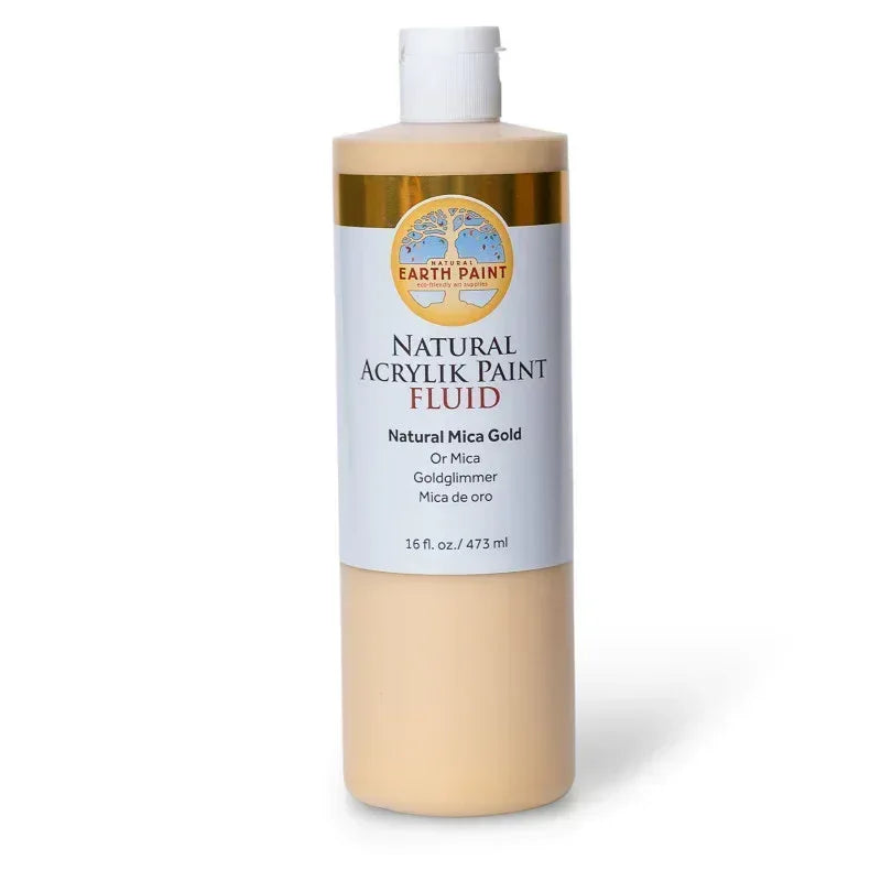 Natural Fluid Acrylik - 16 oz - Gold Mica