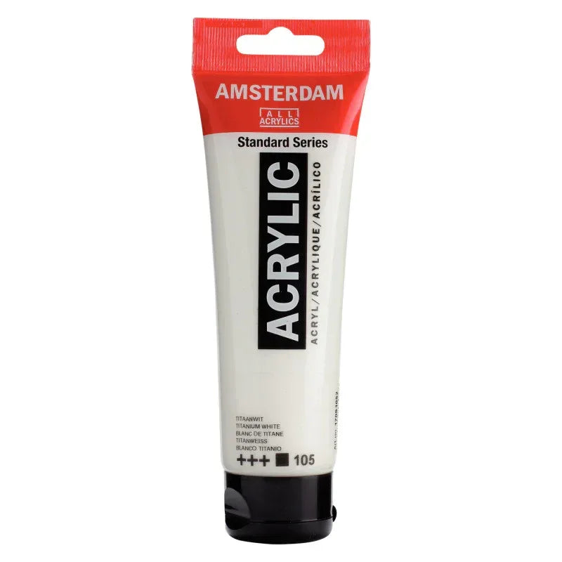 Standard Acrylic Paint, 120ml, Titanium White 105