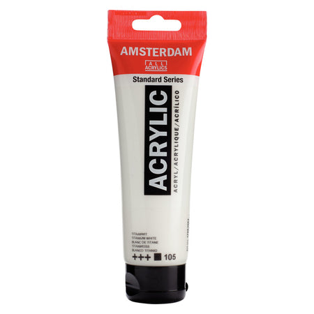 Standard Acrylic Paint, 120ml, Titanium White 105