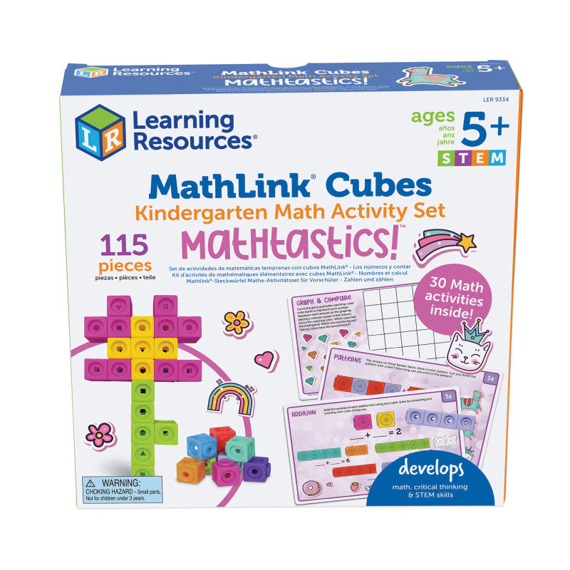 Mathlink&reg; Cubes Kindergarten Math Activity Set: Mathatics!