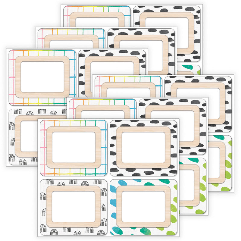 Creatively Inspired Name Tags, 40 Per Pack, 6 Packs