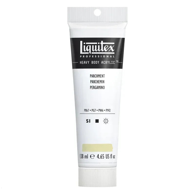 Professional Heavy Body Acrylic Paint, 138 mL Tube, Parchment