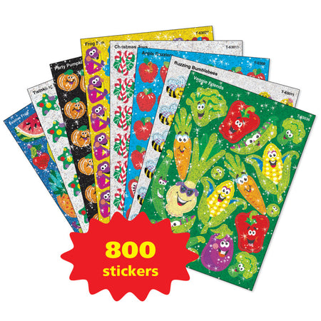 Sparkle Stickers&reg; Assortment Pack, 800 Stickers