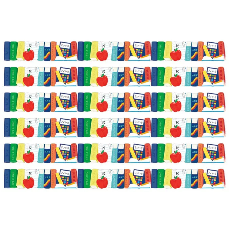 Books and Tools Extra Wide Deco Trim&reg;, 37 Feet Per Pack, 6 Packs
