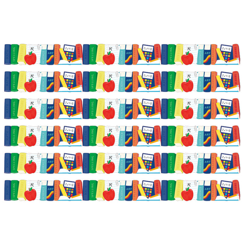 Books and Tools Extra Wide Deco Trim&reg;, 37 Feet Per Pack, 6 Packs