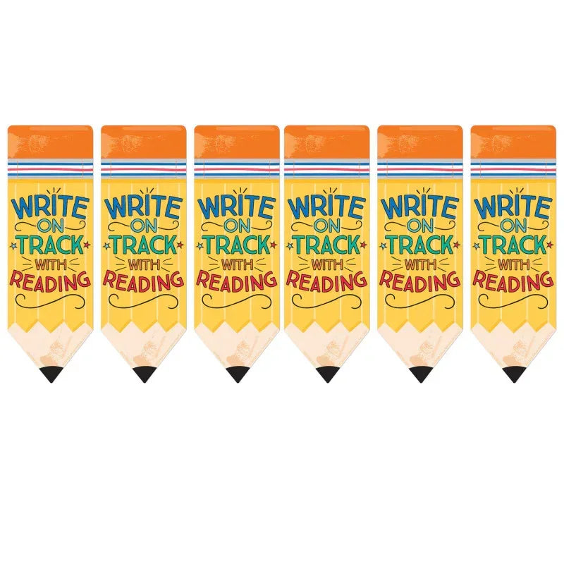 Pencil Write on Track with Reading Bookmarks, 36 Per Pack, 6 Packs