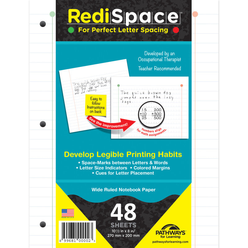 RediSpace&reg; Notebook Filler Paper