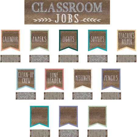 Home Sweet Classroom Jobs Mini Bulletin Board Set