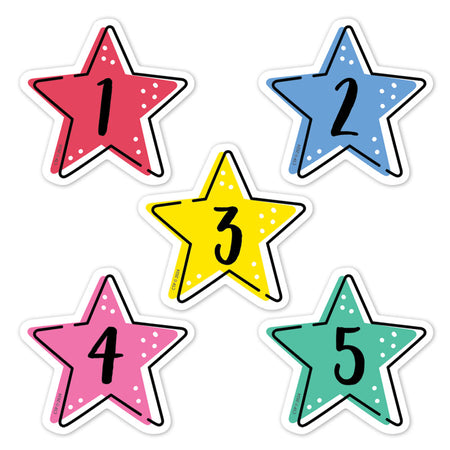 Star Bright Calendar Days Top Classroom Decorating Accents, Pack of 35