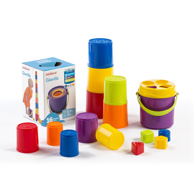 Giantte Stacking and Nesting Game, 16 Pieces