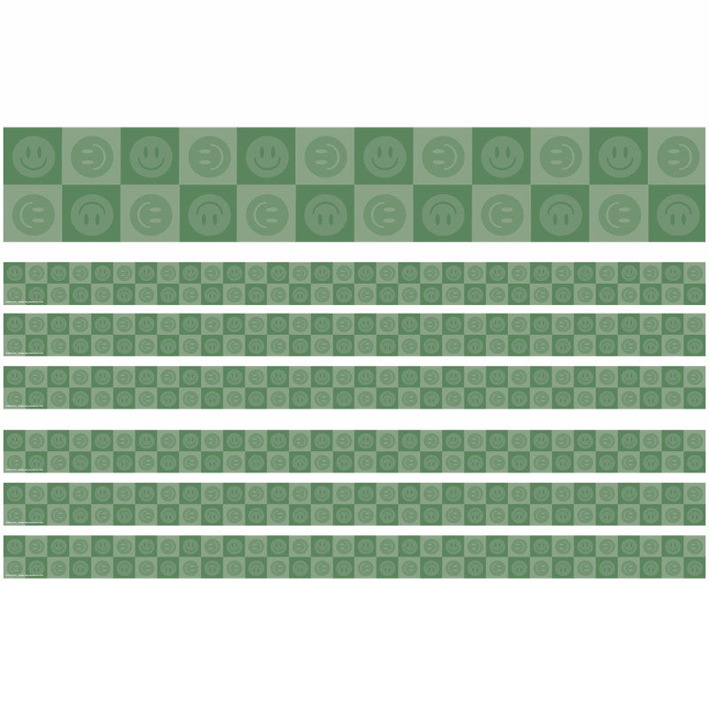 Green Smiles Deco Trim, 37 Feet Per Pack, 6 Packs