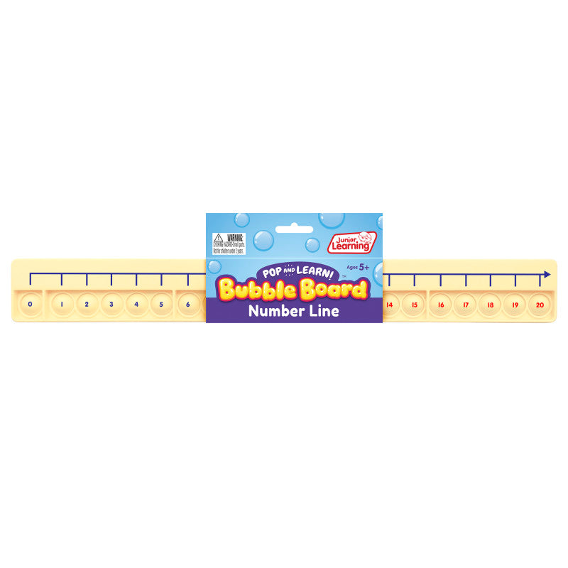Number Line Pop and Learn&trade; Bubble Board