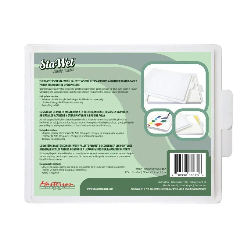 Sta-Wet Handy Palette