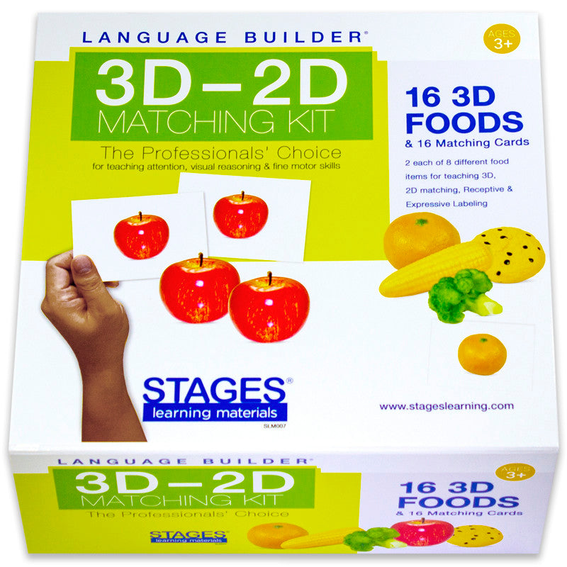 Language Builder&reg; 3D-2D Matching Kit, Foods